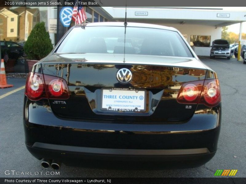 Black / Titan Black 2010 Volkswagen Jetta S Sedan