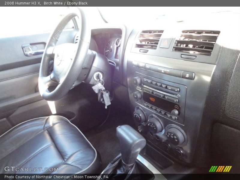Birch White / Ebony Black 2008 Hummer H3 X