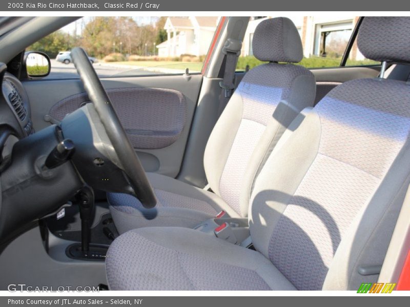 Classic Red / Gray 2002 Kia Rio Cinco Hatchback
