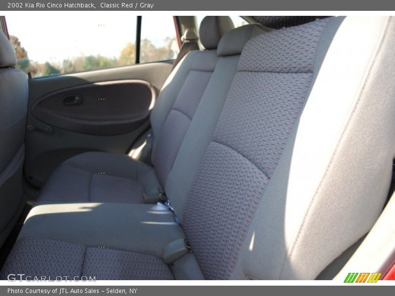 Classic Red / Gray 2002 Kia Rio Cinco Hatchback