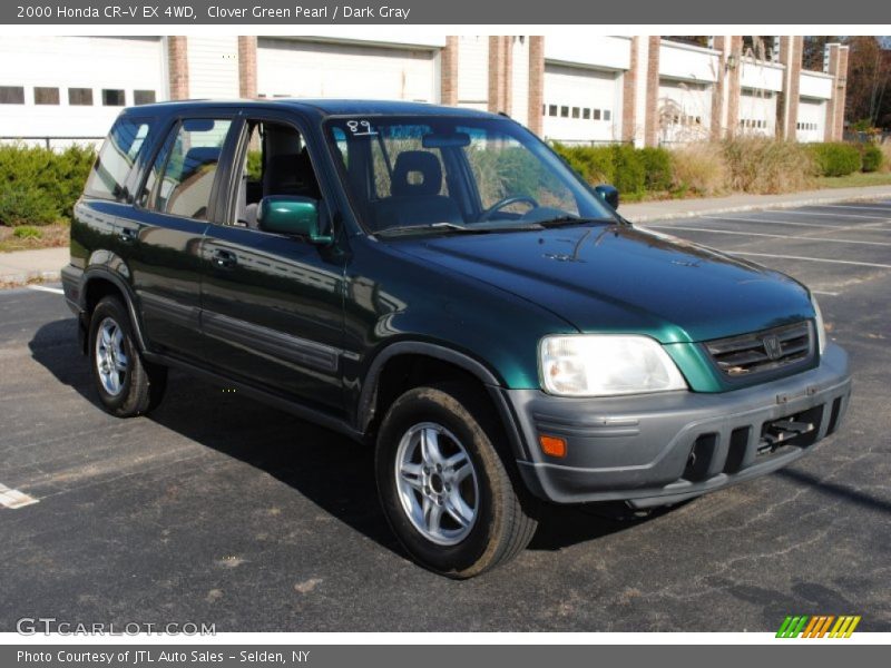 Clover Green Pearl / Dark Gray 2000 Honda CR-V EX 4WD