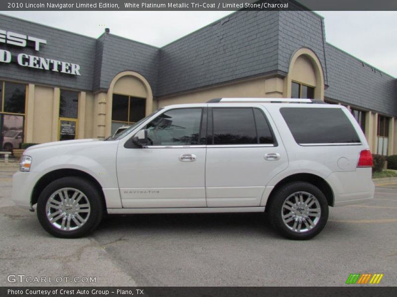 White Platinum Metallic Tri-Coat / Limited Stone/Charcoal 2010 Lincoln Navigator Limited Edition