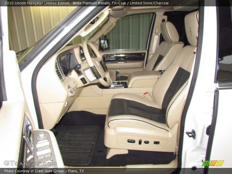 White Platinum Metallic Tri-Coat / Limited Stone/Charcoal 2010 Lincoln Navigator Limited Edition