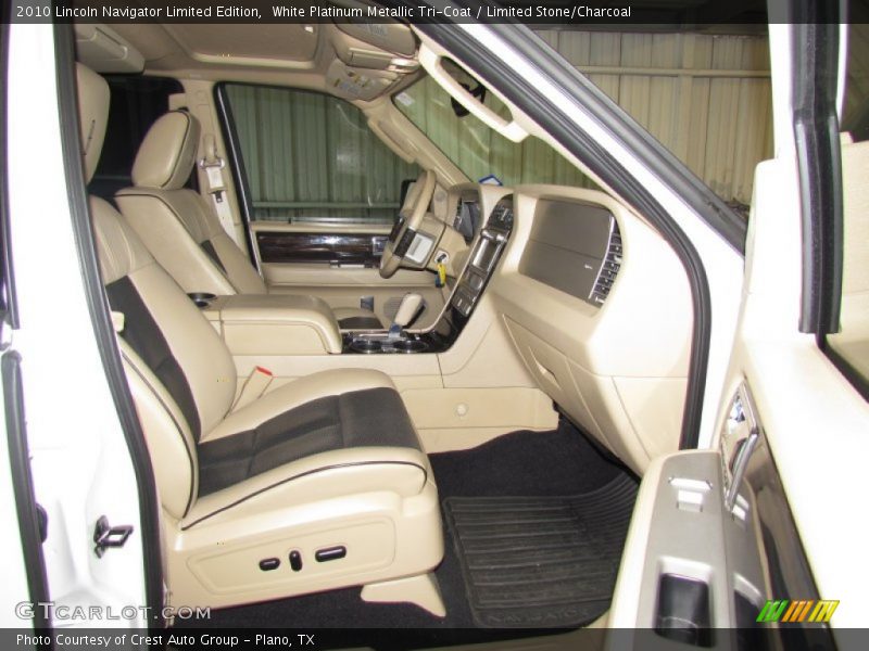 White Platinum Metallic Tri-Coat / Limited Stone/Charcoal 2010 Lincoln Navigator Limited Edition