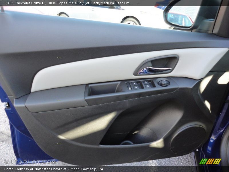 Blue Topaz Metallic / Jet Black/Medium Titanium 2012 Chevrolet Cruze LS
