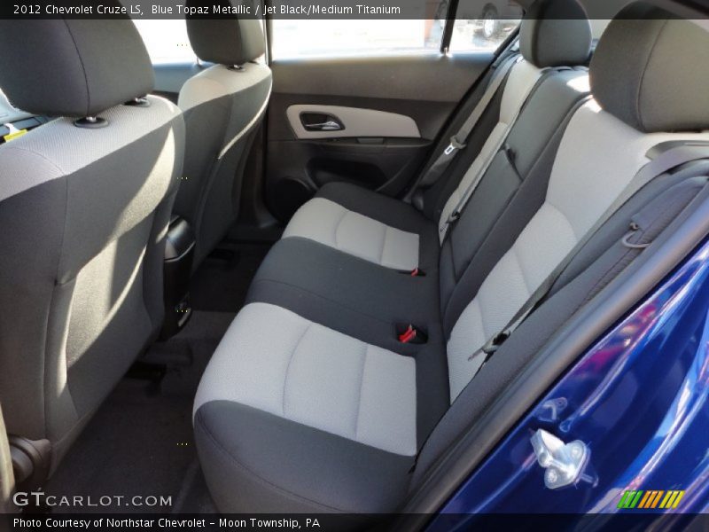 Blue Topaz Metallic / Jet Black/Medium Titanium 2012 Chevrolet Cruze LS