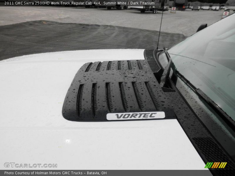 Summit White / Dark Titanium 2011 GMC Sierra 2500HD Work Truck Regular Cab 4x4