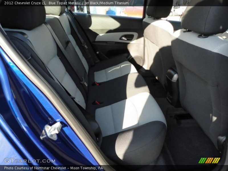 Blue Topaz Metallic / Jet Black/Medium Titanium 2012 Chevrolet Cruze LS