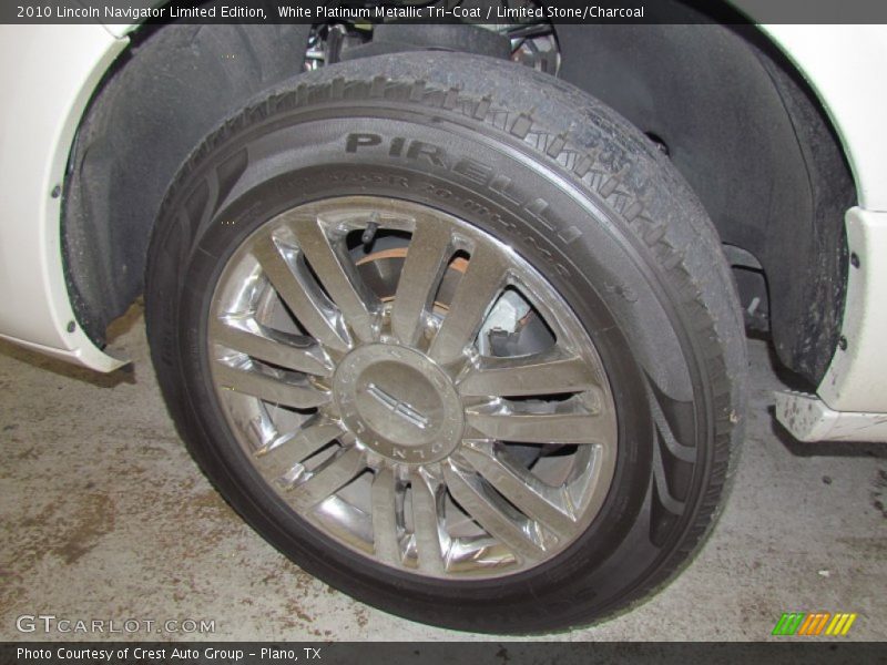 White Platinum Metallic Tri-Coat / Limited Stone/Charcoal 2010 Lincoln Navigator Limited Edition