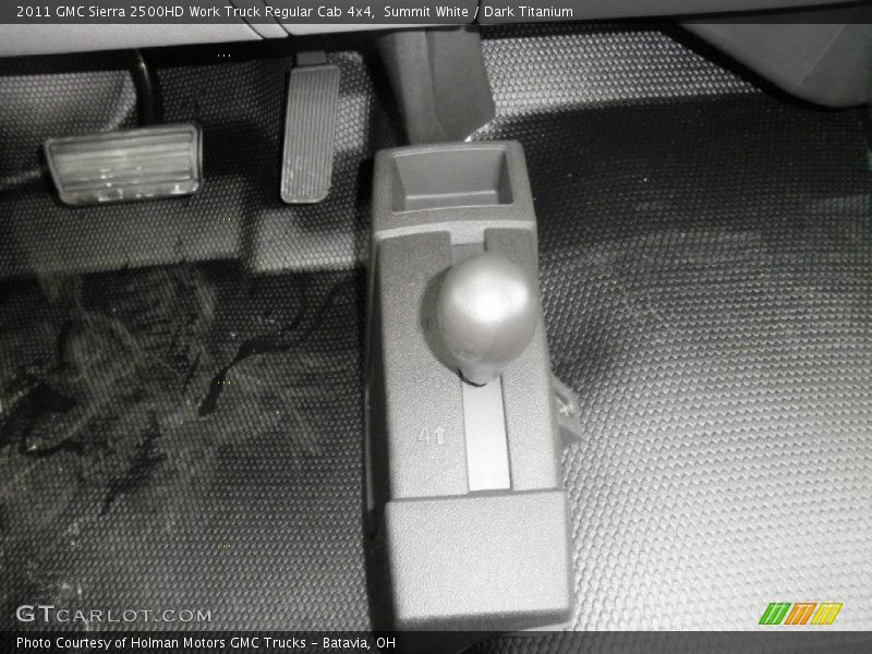 Summit White / Dark Titanium 2011 GMC Sierra 2500HD Work Truck Regular Cab 4x4