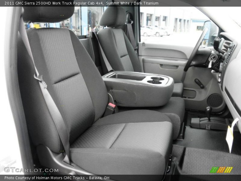 Summit White / Dark Titanium 2011 GMC Sierra 2500HD Work Truck Regular Cab 4x4