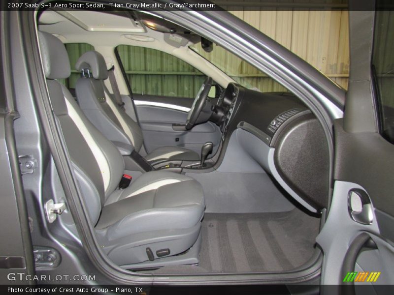  2007 9-3 Aero Sport Sedan Gray/Parchment Interior