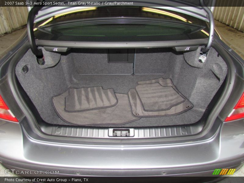  2007 9-3 Aero Sport Sedan Trunk
