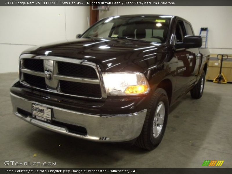 Rugged Brown Pearl / Dark Slate/Medium Graystone 2011 Dodge Ram 2500 HD SLT Crew Cab 4x4