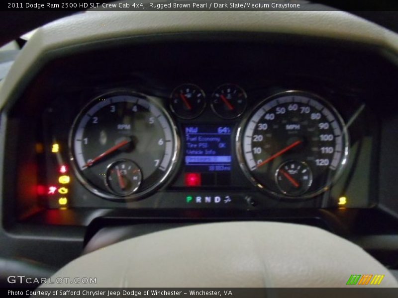 Rugged Brown Pearl / Dark Slate/Medium Graystone 2011 Dodge Ram 2500 HD SLT Crew Cab 4x4