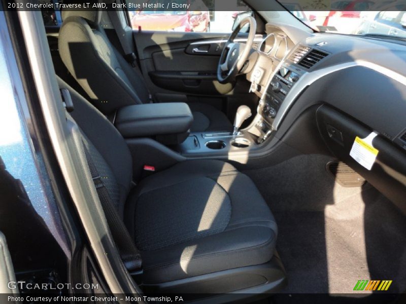 Dark Blue Metallic / Ebony 2012 Chevrolet Traverse LT AWD