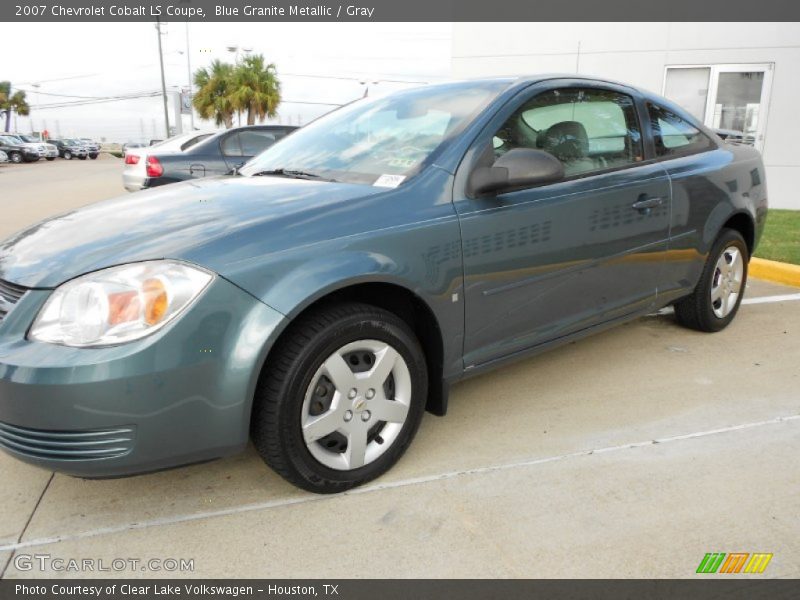 Blue Granite Metallic / Gray 2007 Chevrolet Cobalt LS Coupe