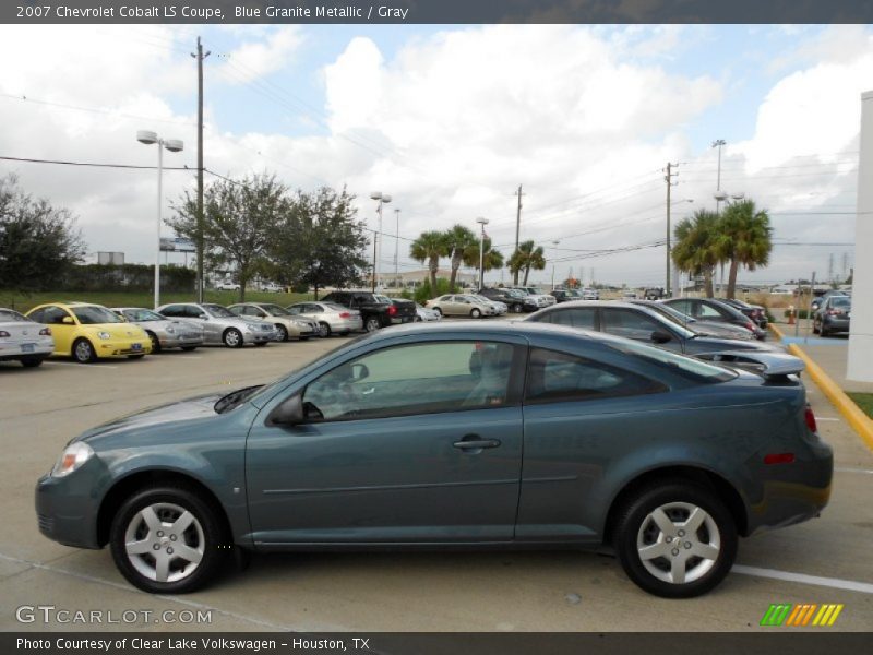 Blue Granite Metallic / Gray 2007 Chevrolet Cobalt LS Coupe