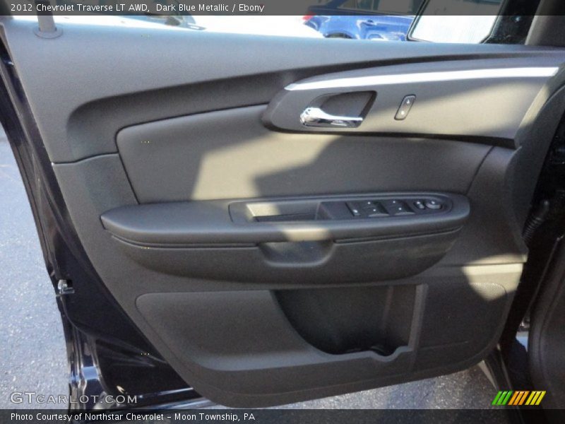 Dark Blue Metallic / Ebony 2012 Chevrolet Traverse LT AWD