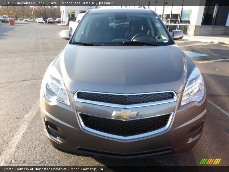 Mocha Steel Metallic / Jet Black 2012 Chevrolet Equinox LT AWD