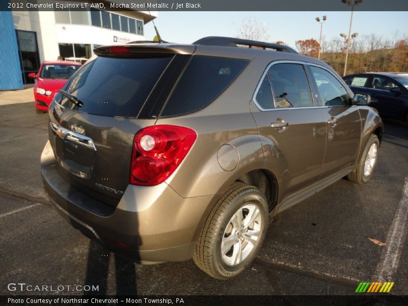 Mocha Steel Metallic / Jet Black 2012 Chevrolet Equinox LT AWD