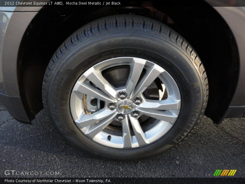 Mocha Steel Metallic / Jet Black 2012 Chevrolet Equinox LT AWD