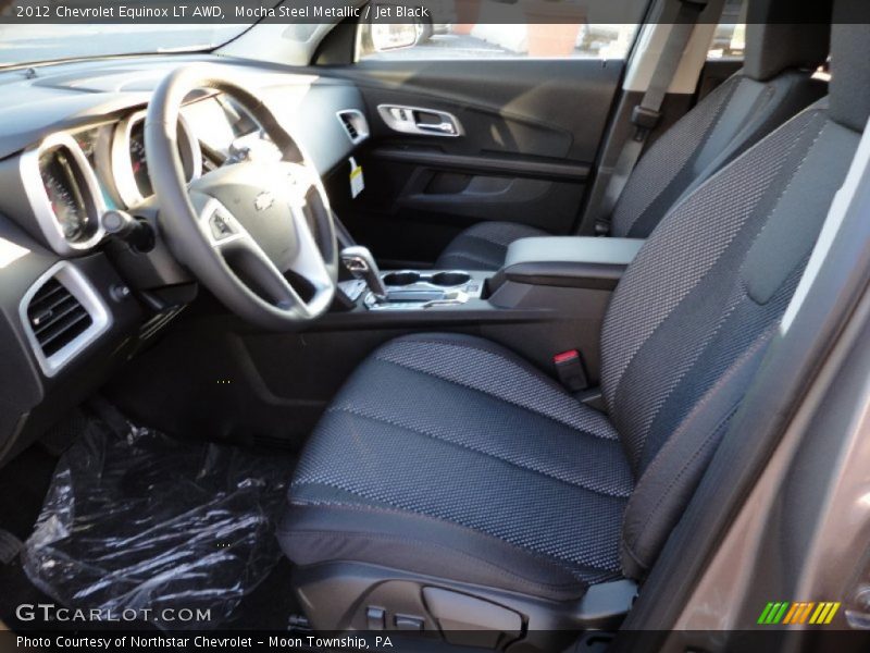 Mocha Steel Metallic / Jet Black 2012 Chevrolet Equinox LT AWD