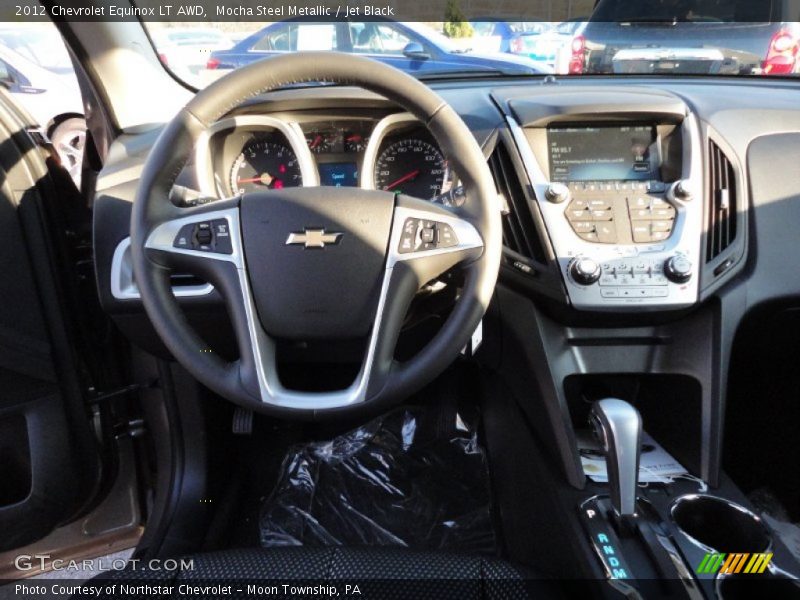 Mocha Steel Metallic / Jet Black 2012 Chevrolet Equinox LT AWD