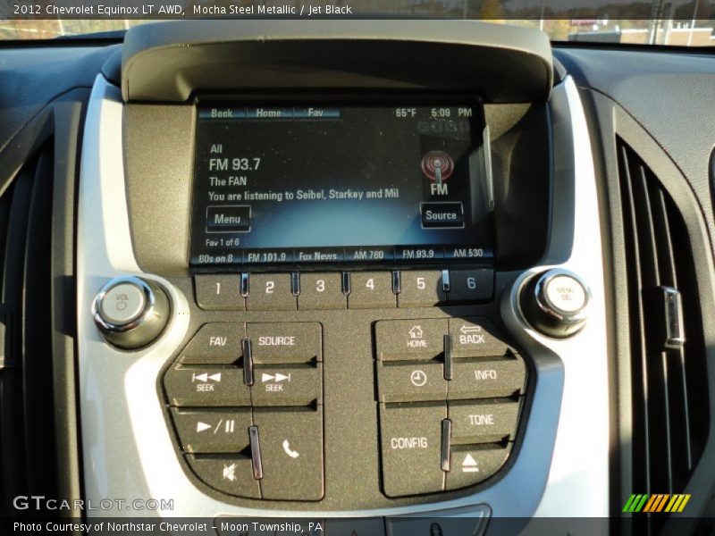 Mocha Steel Metallic / Jet Black 2012 Chevrolet Equinox LT AWD
