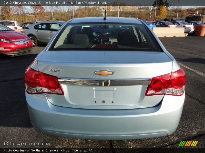 Ice Blue Metallic / Jet Black/Medium Titanium 2012 Chevrolet Cruze LS