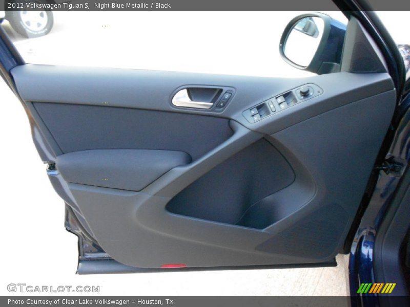 Night Blue Metallic / Black 2012 Volkswagen Tiguan S