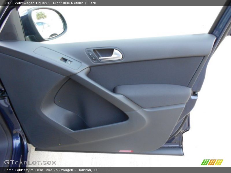 Night Blue Metallic / Black 2012 Volkswagen Tiguan S