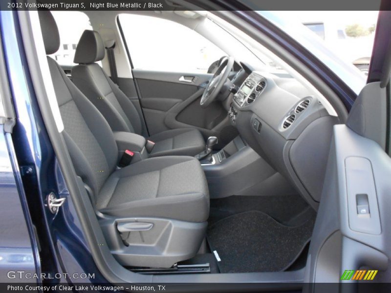 Night Blue Metallic / Black 2012 Volkswagen Tiguan S