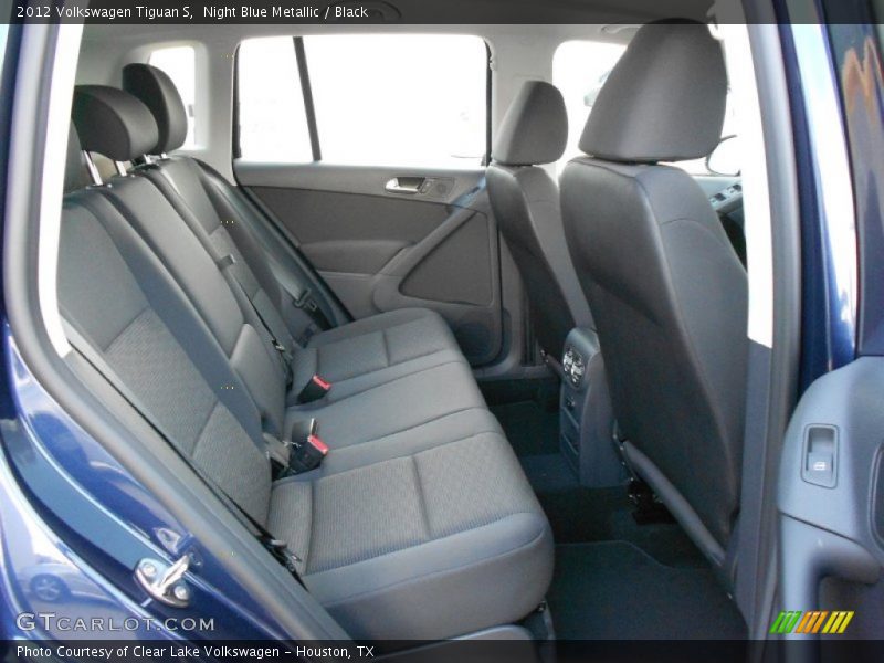 Night Blue Metallic / Black 2012 Volkswagen Tiguan S