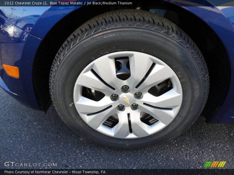 Blue Topaz Metallic / Jet Black/Medium Titanium 2012 Chevrolet Cruze LS