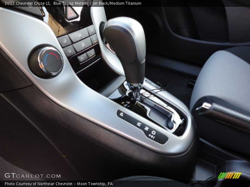 Blue Topaz Metallic / Jet Black/Medium Titanium 2012 Chevrolet Cruze LS