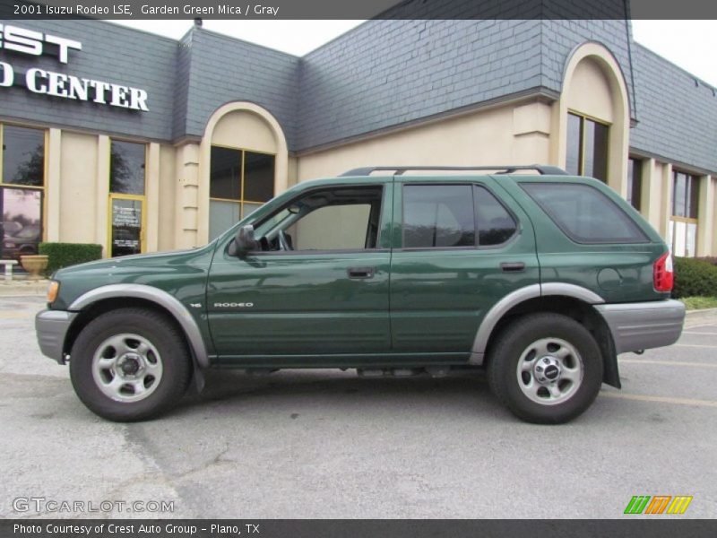 Garden Green Mica / Gray 2001 Isuzu Rodeo LSE