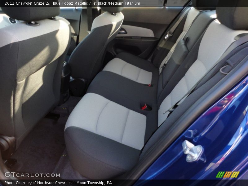 Blue Topaz Metallic / Jet Black/Medium Titanium 2012 Chevrolet Cruze LS