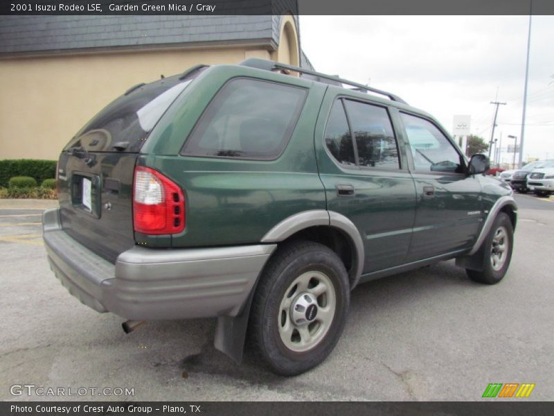 Garden Green Mica / Gray 2001 Isuzu Rodeo LSE