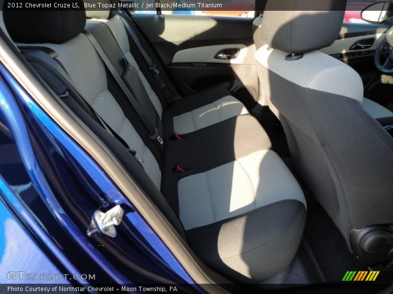 Blue Topaz Metallic / Jet Black/Medium Titanium 2012 Chevrolet Cruze LS