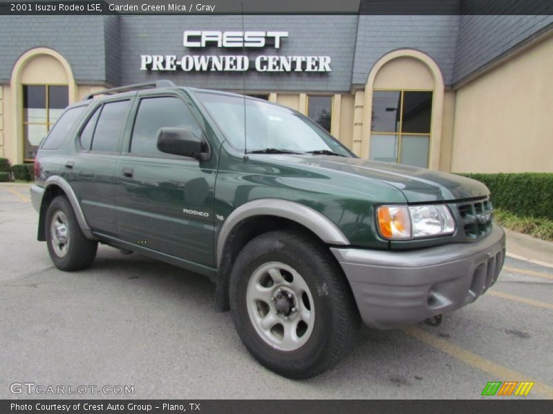 Garden Green Mica / Gray 2001 Isuzu Rodeo LSE
