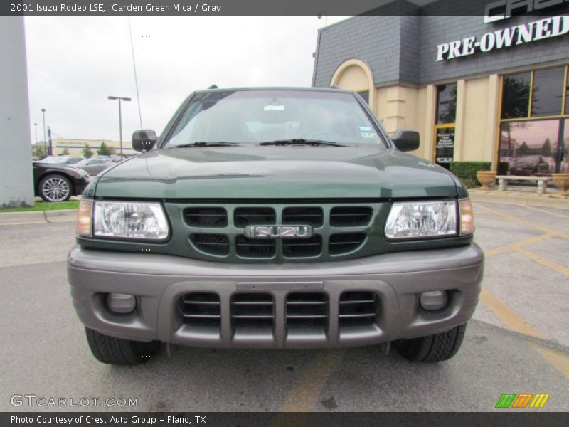 Garden Green Mica / Gray 2001 Isuzu Rodeo LSE