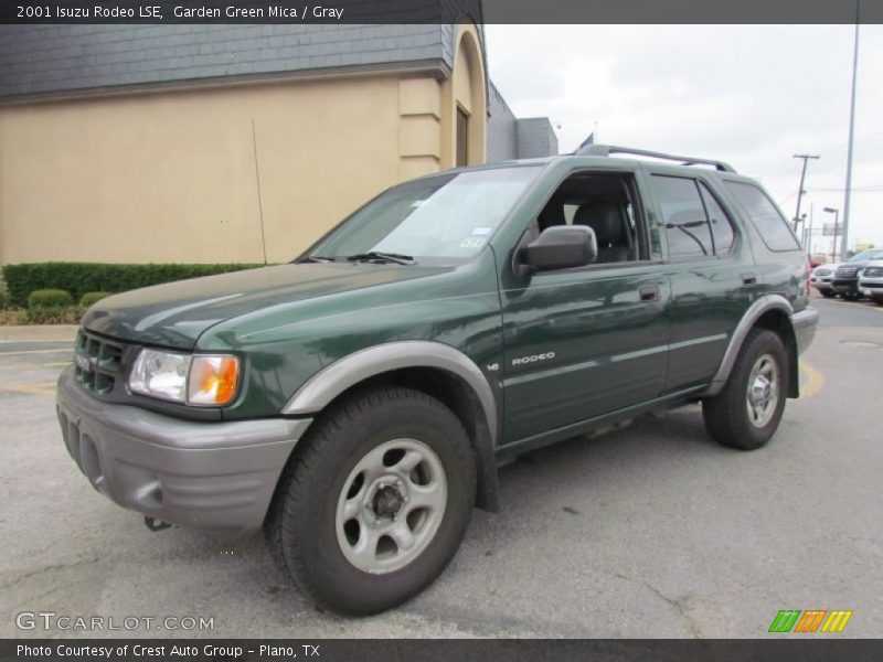 Garden Green Mica / Gray 2001 Isuzu Rodeo LSE