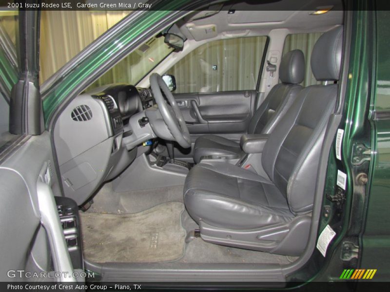  2001 Rodeo LSE Gray Interior