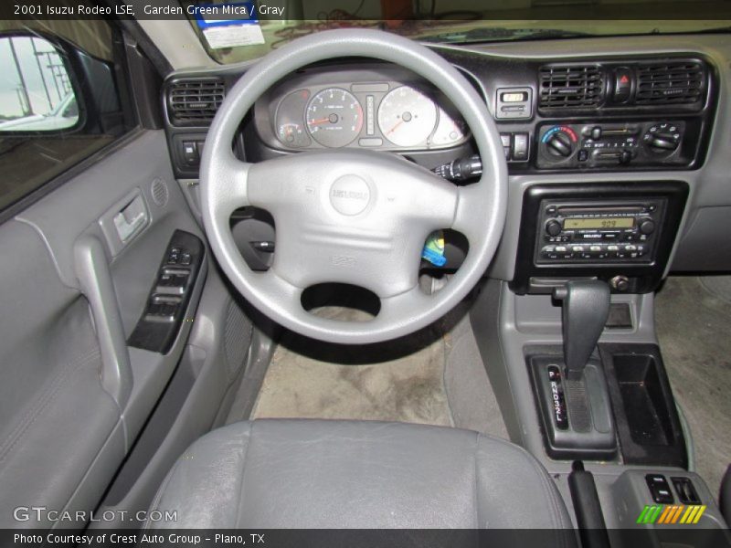 Garden Green Mica / Gray 2001 Isuzu Rodeo LSE