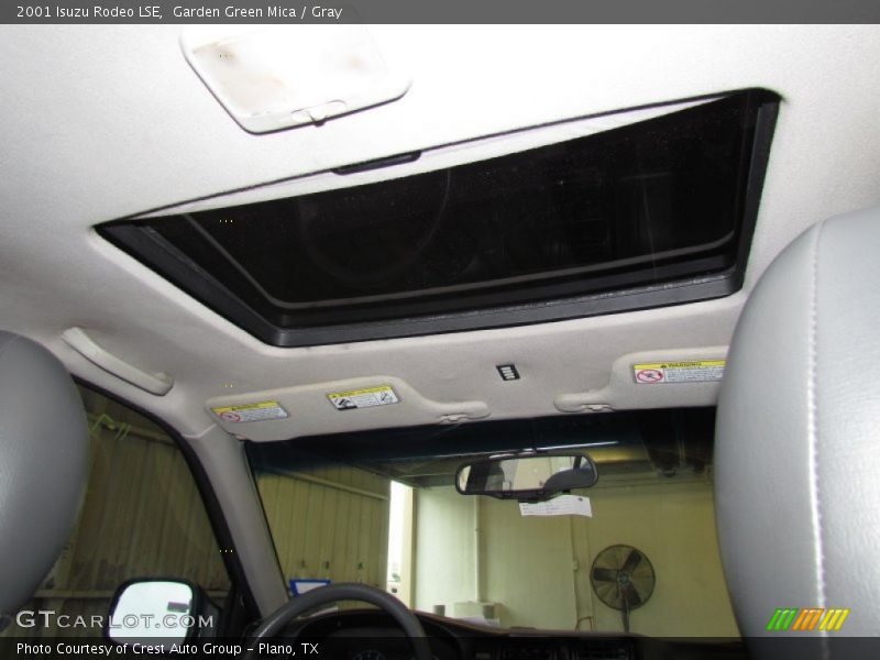 Garden Green Mica / Gray 2001 Isuzu Rodeo LSE
