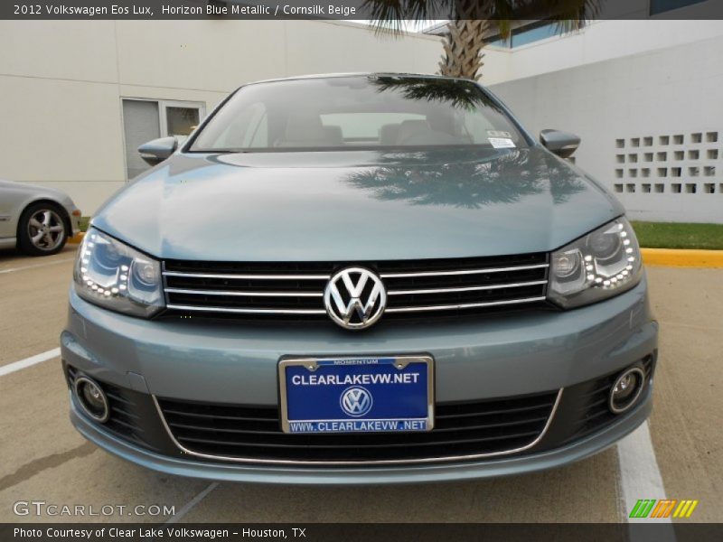 Horizon Blue Metallic / Cornsilk Beige 2012 Volkswagen Eos Lux