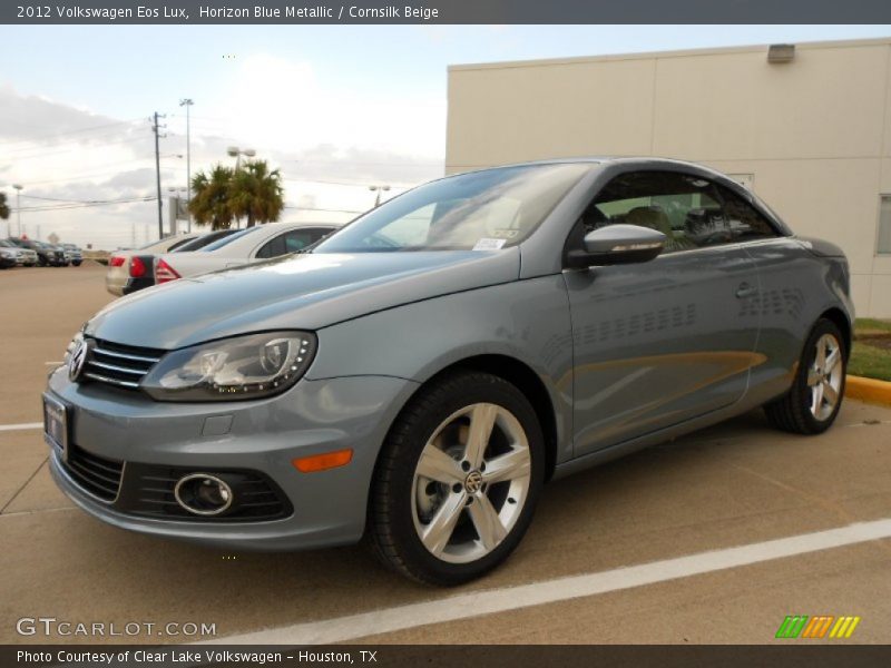 Horizon Blue Metallic / Cornsilk Beige 2012 Volkswagen Eos Lux