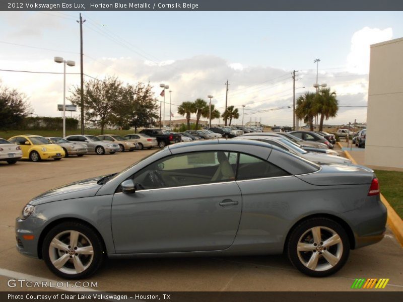 Horizon Blue Metallic / Cornsilk Beige 2012 Volkswagen Eos Lux