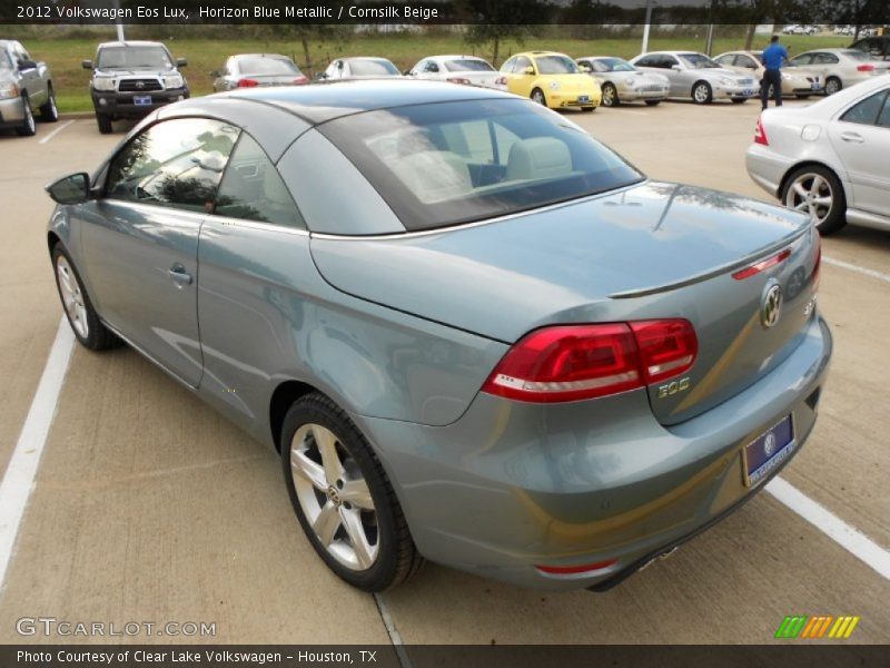 Horizon Blue Metallic / Cornsilk Beige 2012 Volkswagen Eos Lux